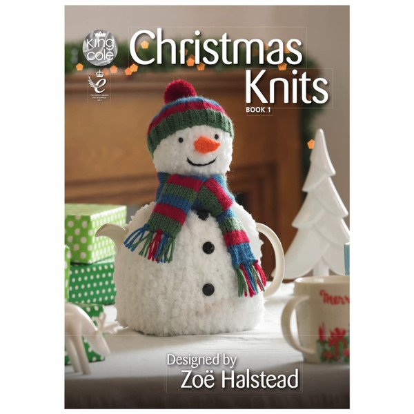 King Cole Christmas Knits Knitting Book Double Knitting Patterns by King Cole