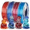 Amolen Silk Shiny Gradient PLA Filament, 1.75mm:_Silk Shiny Gradient Bundle