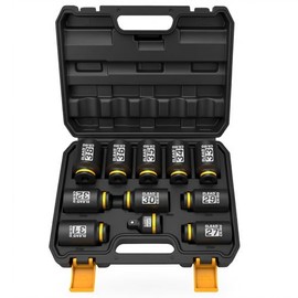11-Piece 1/2" Drive Metric Impact Socket Set