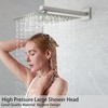 Rain Shower Faucet Set 10 Inch Shower Head High Pressure