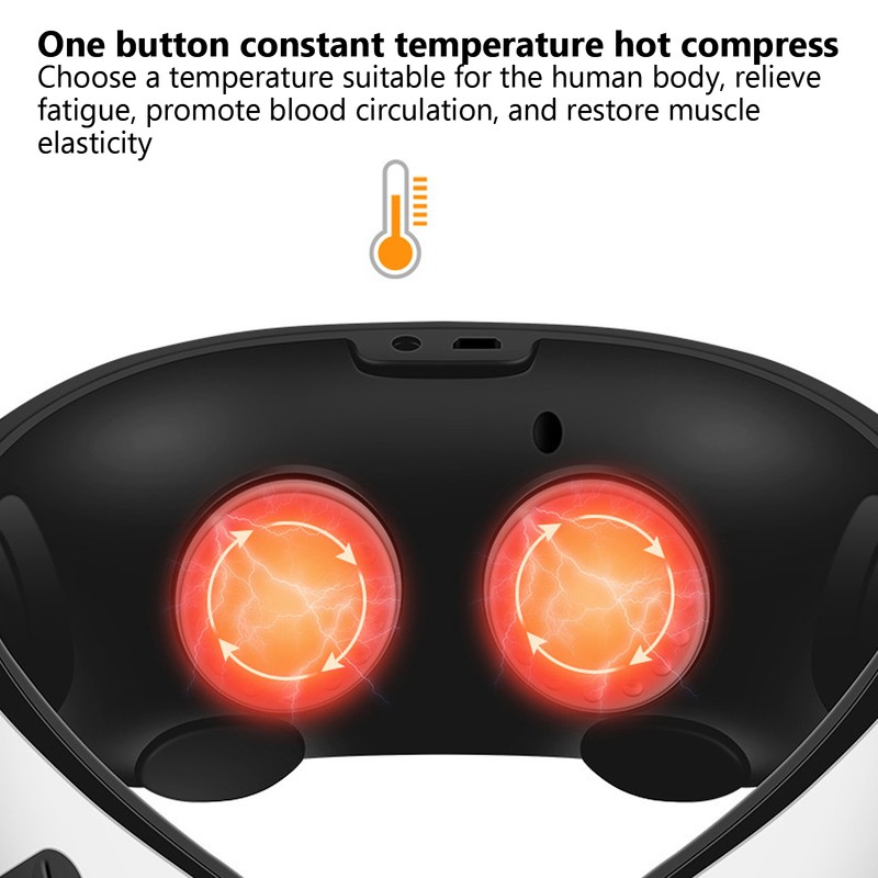 Electric Pulse Neck Massager Hot Compress Pulse Electric Cervical Spine