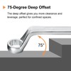 sourcing map Offset Extra Long Box End Wrench 18 x