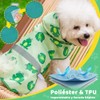 wishkit Impermeable para Perro Reversible, Poncho de Lluvia con Tiras