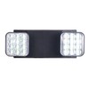 CM MZY Black Emergency Lights with Battery Backup,Commercial Emergency Light,Two