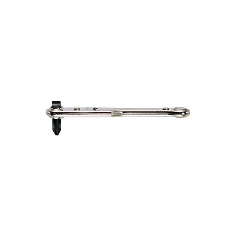 General Tools 807SX 1/4-Inch Straight and No. 2 Crosspoint Ratchet