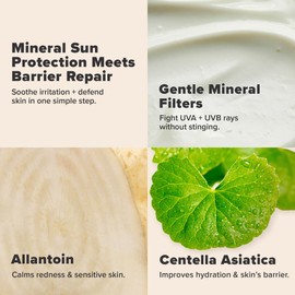 Paula's Choice CALM Barrier Protect Mineral Sunscreen for Face, SPF 30, Face Sunscreen for Sensitive Skin, Rosacea-Prone, Eczema- Prone Skin, UVA/UVB Protection, Fragrance Free, 2oz