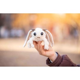 TAMMYFLYFLY Lifelike Moth Plush Toy,Cute Poodle Moth Stuffed Animal, Insect Model Toy, 7 Inches Soft Toy
