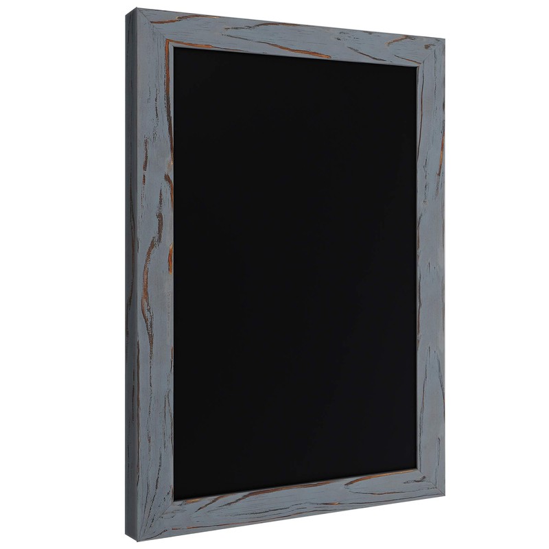 HBCY Creations Rustic Grey Magnetic Wall Chalkboard, Small Size 11"