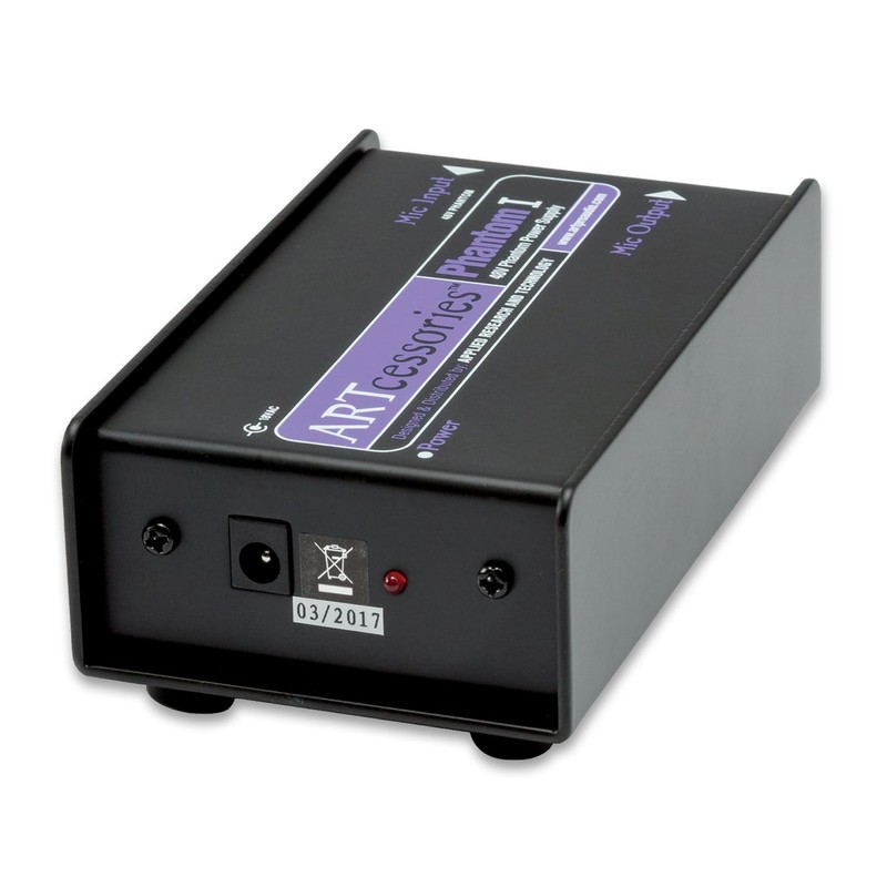 Art Phantom Power Phantom I 1-Channel 48V + Keepdrum XLR