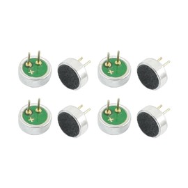 sourcing map 8Pcs 6mm x 2.2mm Cylinder MP3 Electret Condenser Microphone Pick-up