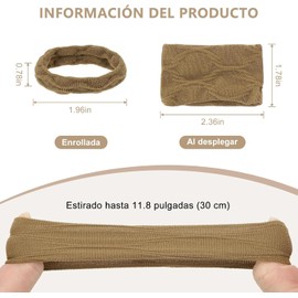 TOAO 80 Pcs Ligas para Cabello Elásticas, elegantes lazos para el cabello, Scrunchies para Cabello Sin Costura, antideslizantes, seguros y cómodos, Accesorios para el Cabello para Niña y Mujer (marrón)