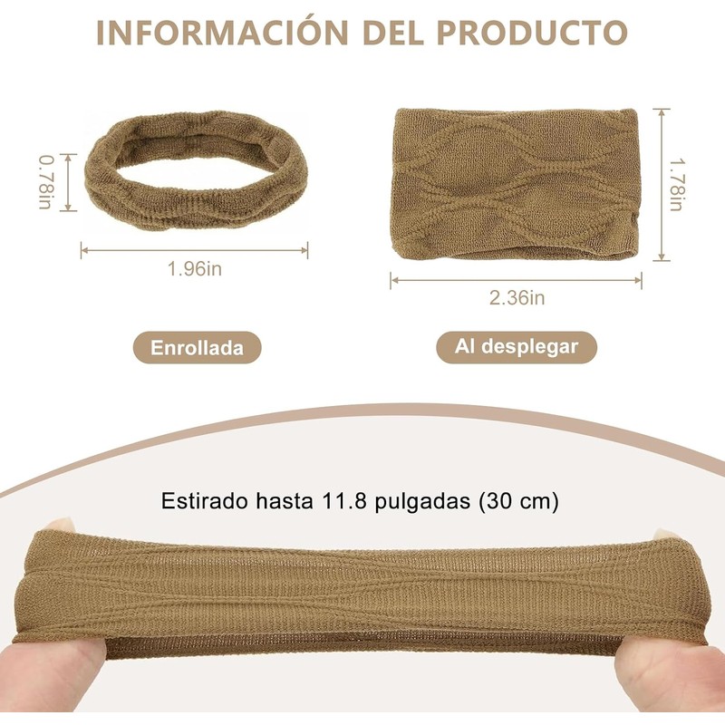 TOAO 80 Pcs Ligas para Cabello Elásticas, elegantes lazos para