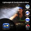 Blukar LED Headlamp,2000L Super Bright Rechargeable Headlight Flashlight with White&Red