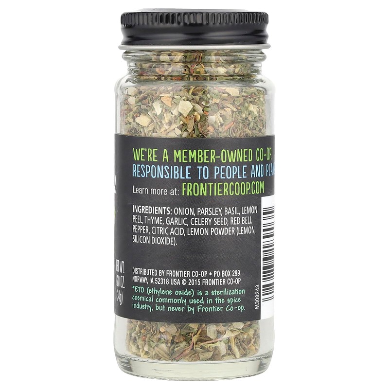 Frontier Co-op All-Purpose Salt-Free Everyday Spice Blend, 1.2 Ounce Jar,