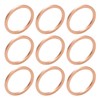 MroMax 20 Pcs Copper Flat Washers M18 Metric Round Gasket