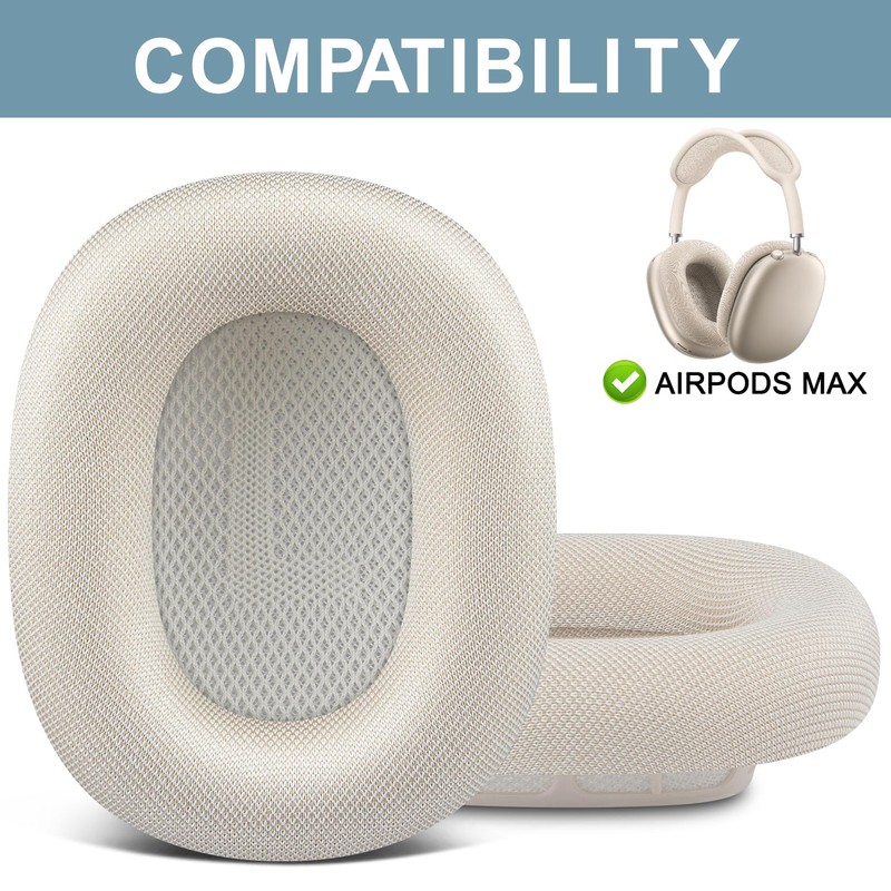 SOPROM Ear Pads Replacement for Airpods Max Over-Ear Headphones, Ear