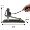 UYUNIX Zink Plated Steel Nut Cracker - Quick and Effortless