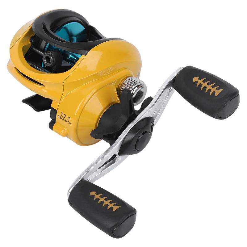 LE3000 Baitcasting Reel Left/Right Hand Metal Wheel Fishing Accessory Magnetic