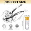 Lemon Squeezer 2-Piece - Manual Citrus Juicer - Stainless Steel
