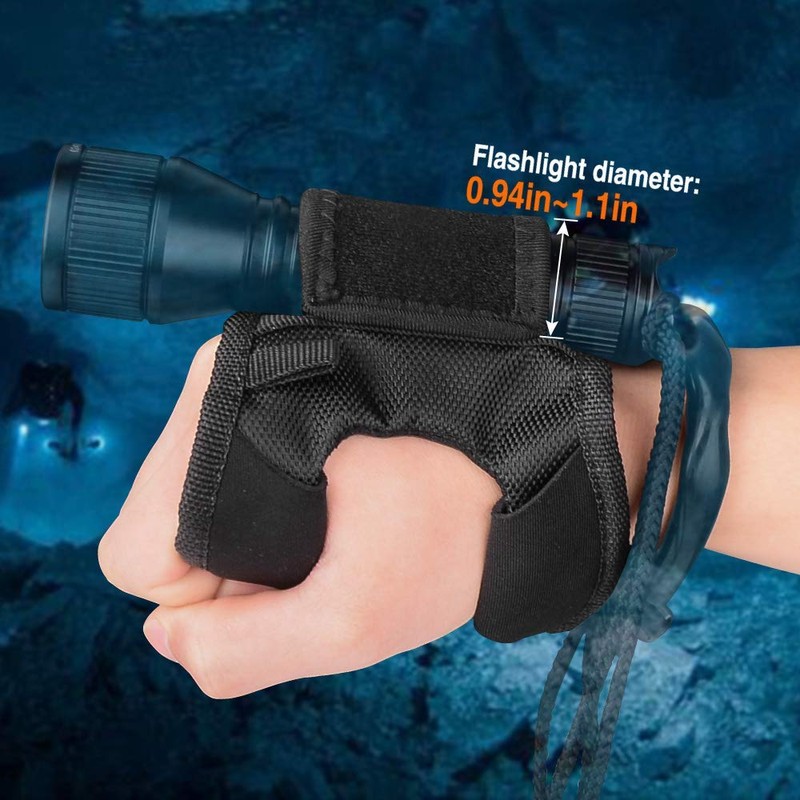 ORCATORCH Flashlight Holder Military Belt Nylon Bag Flashlight Case Pouch