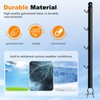 10 Pack Barbwire Arm Extensions for Chain Link Fence, 25"