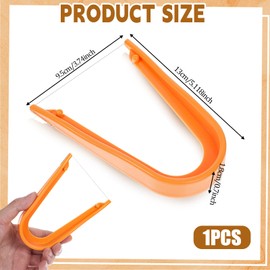 Pottery Clay Wire Cutter 5.12 x 3.74 Inch Plastic Clay Wire Cutter Hand Pottery Tools and Supplies for Cutting Mud Handcraft