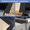 Silicone Stove Gap Covers Folding,25 Inches Stove Gap Filler 2pcs,Kitchen