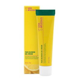 Good Molecules Yuzu Blemish Gel Cream - Lightweight Gel Moisturizer with Salicylic Acid, BHA and Natural Extracts to Target Acne, Even Skin Tone, and Texture - Skin Care for Face
