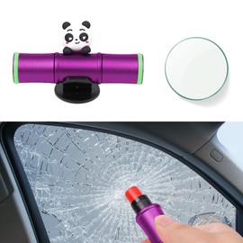 Wedcool Window Breaker Seatbelt Cutter, Car Safety Hammer, 2-in-1 Emergency Escape Tool Under Water One Second Glass Breaker, Life-Saving Car Accessories Universal for Men Women Child (Purple)