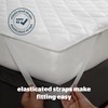 Silentnight Anti-Allergy Mattress Protector – Mattress Cover Bed Pad Topper