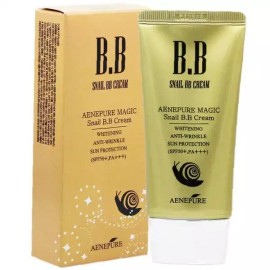 Anne Pure 달팽이 점액 추출물 함유 자외선 차단 비비 크림 50ml 피부 톤 보정 커버 Snail Mucus Extract Containing Sunscreen BB Cream 50ml Skin Tone Correction Cover