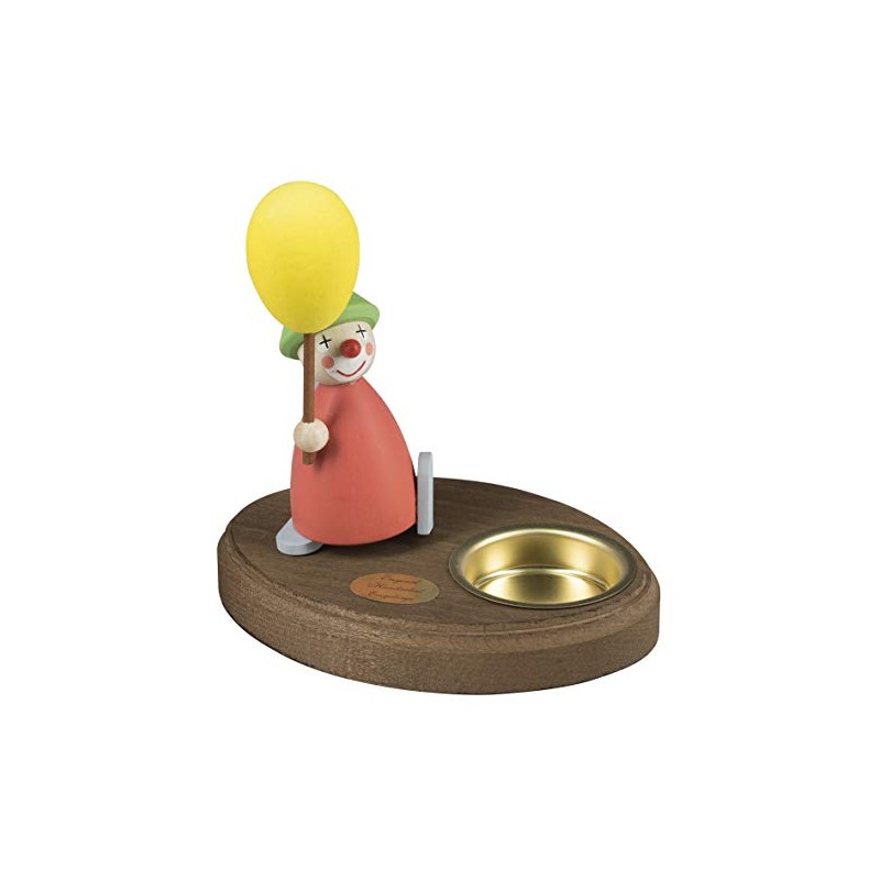 Saico Candlestick, Wood, Coloured, groß