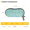 TOADDMOS Brown Horse Black Light Portable Sunglasses Soft Case Eyeglass