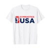 Gymnastics USA Support the Team Tshirt USA Flag T-Shirt