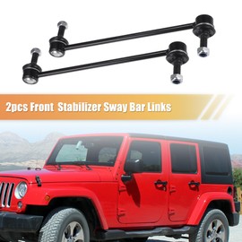 QUARKZMAN 2 Piece Front Stabiliser Coupling Rod Set for Fiat 500X 2016-2019 for Jeep Compass 2017-2022 for Jeep Renegade 2015-2021 Suspension Kit
