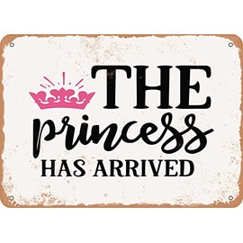 7 x 10 METAL SIGN - the Prince Has Arrived - 2 - Vintage Rusty Look Sign