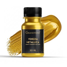 GRANOTONE Acrylic Venezia Metallic Gold Paint 1.69 fl oz Shimmering Non Fading 50 ml Colour Rich Pigments Non Toxic for Kids Artists and Beginners Made in India