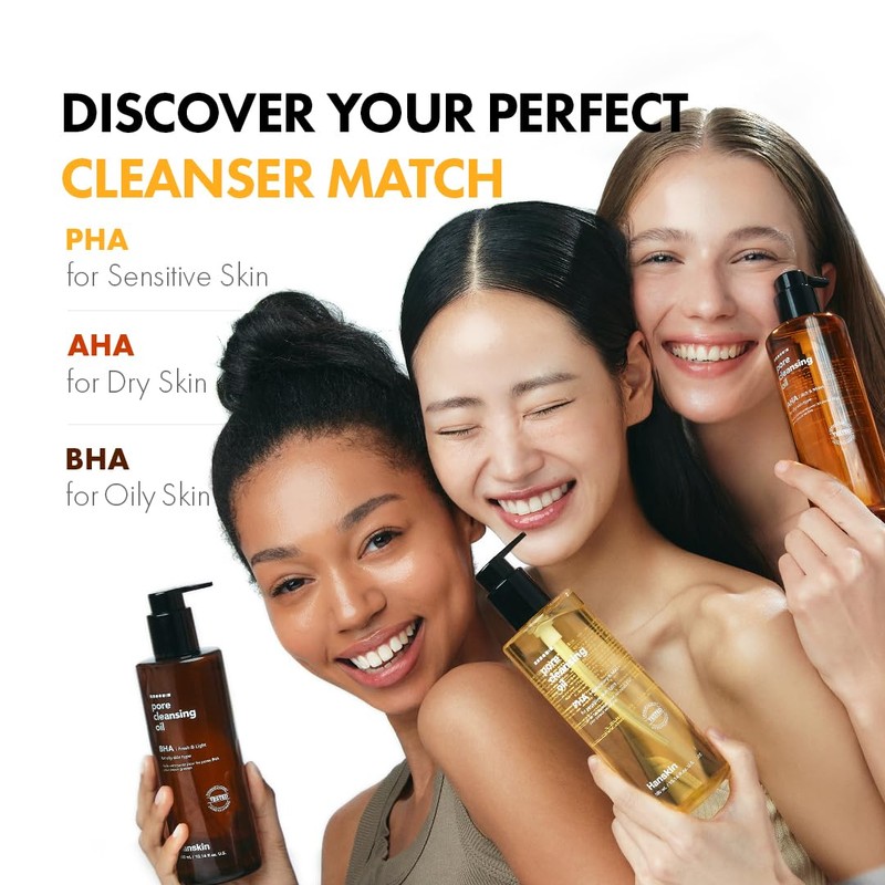 Hanskin PHA Pore Cleansing Oil - Korean Deep Pore Cleansing