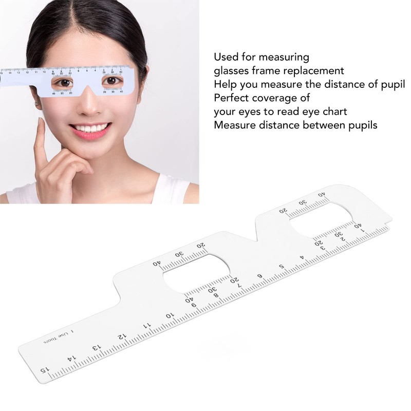 Pupil Ruler,ANGGREK 3Pcs Eye Measurement Ruler Distance Pupil PD Measuring