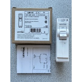 Leviton NEW Leviton LB115 Plug-In Circuit Breaker, 15A, 1 Pole, 120VAC