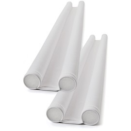 Lyvanas Draught Excluder for Doors, Set of 2, Test Winner, 90 cm Extra Tight Neoprene Door Draught Excluder for Energy Saving – Quiet & Beautiful Wind Stopper Door Washable & Cut to Size – Door Seal