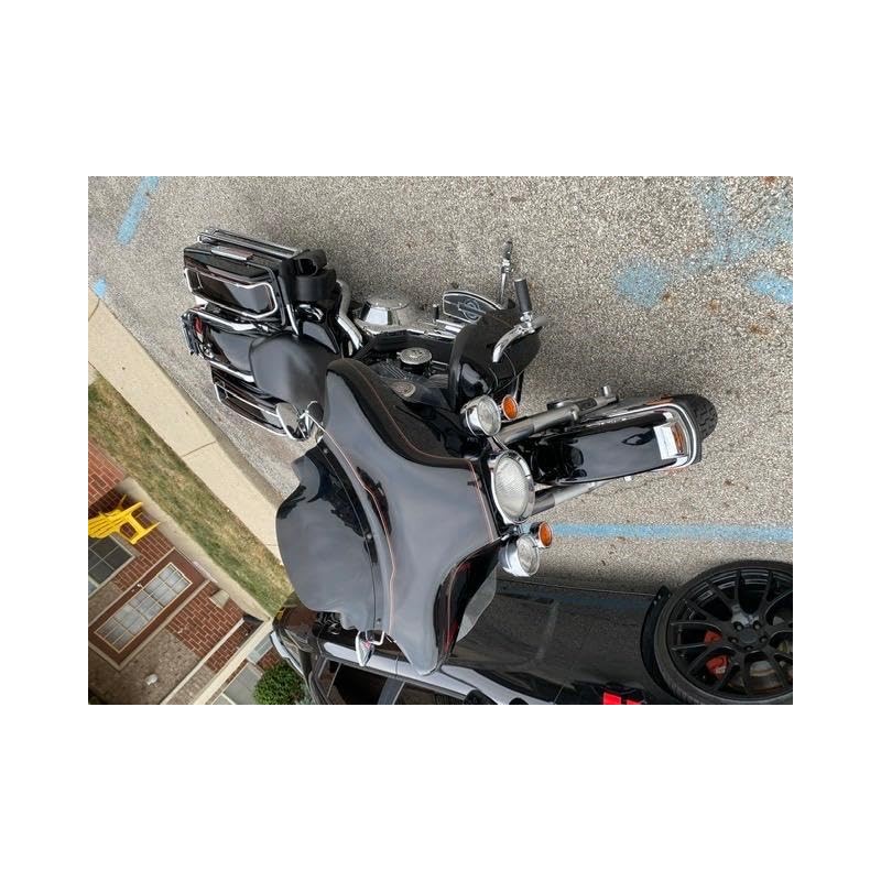 8.5" Tinted Windshield for 1996-2013 Harley Davidson Touring - Street