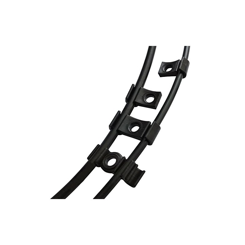 cyclingcolors Unisex_Adult Mounting Bracket, Black, Einzigartig