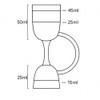 BarBits Volaro™ Cocktail Jigger with Handle - Premium Barware Spirit