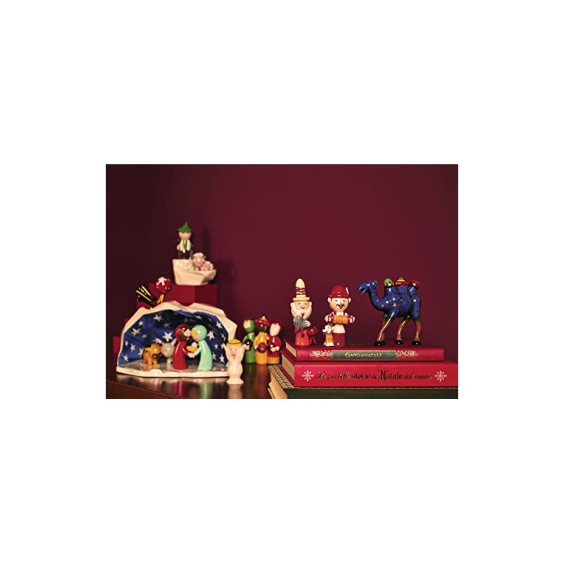Alessi AGJ01 9 Elisabetto Figurine in Porcelain. Hand-Decorated.