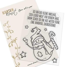 Clear Stamp Set Rubber Card Art - Magic Stars