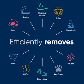 Blueair Classic 200 Series Genuine DualProtection Filter; Classic 203, 270E, 303, 201, 250E, 215B, 210B, 205, 280i