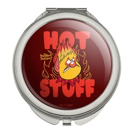 GRAPHICS & MORE Year Without a Santa Claus Hot Stuff Compact Travel Purse Handbag Makeup Mirror