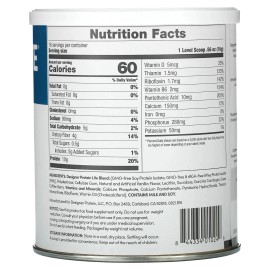 Designer Lite, polvo de proteína de planta + suero, cupcake de vainilla, 9,03 oz (256 g)