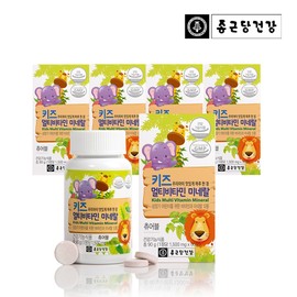 Chong Kun Dang Health [10 month supply] Chong Kun Dang Health Kids Multivitamin & Mineral 60 tablets, 5 units / [10개월분] 종근당건강 키즈 멀티비타민 앤 미네랄 60정, 5개
